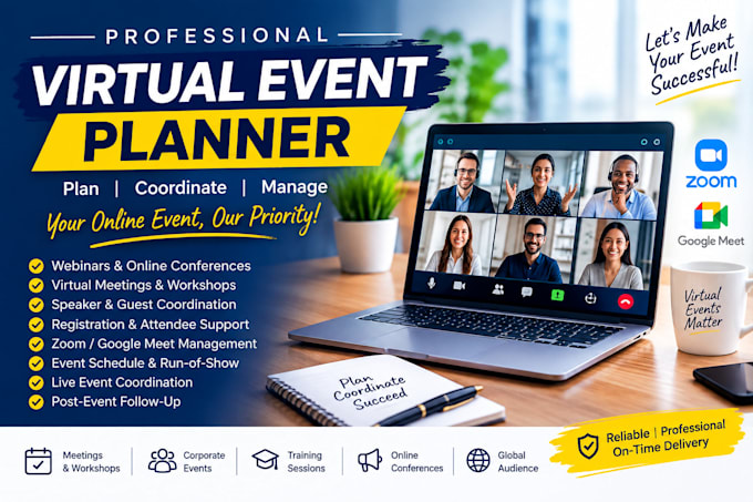 plan and manage your virtual event professionally