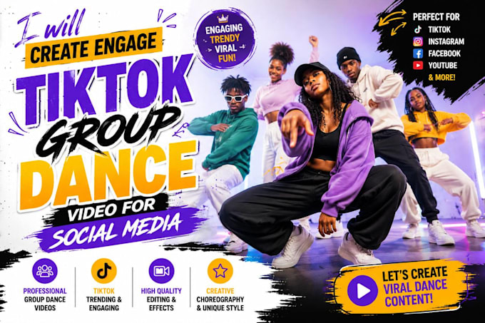 create engaging tiktok group dance videos for social media