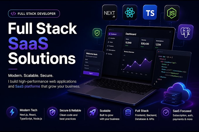 build a full stack saas web application