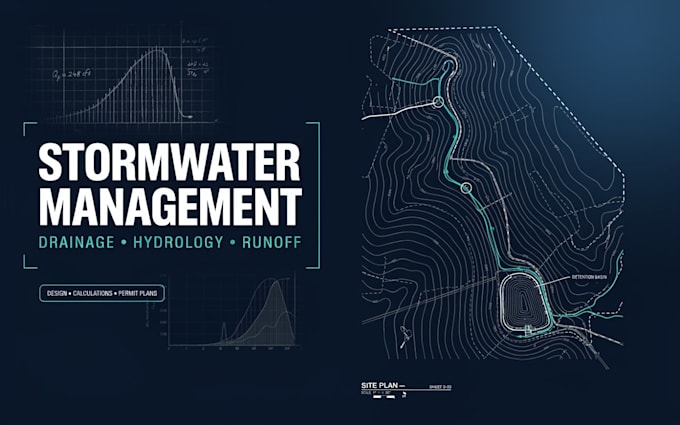 stormwater management plan drainage design hydrology report