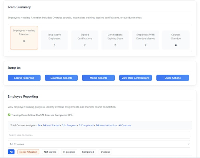 build a complete employee training portal with learndash
