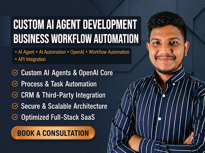 do custom ai agent development for business workflow automation