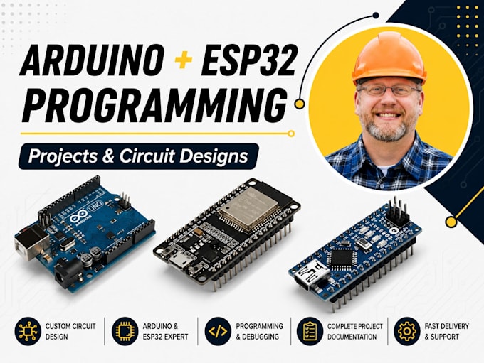 do arduino programming and schematic circuit
