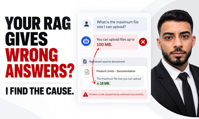 fix rag chatbot hallucinations, retrieval and wrong answers