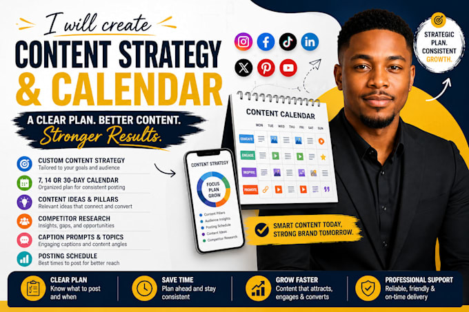 create a content strategy and calendar for your brand
