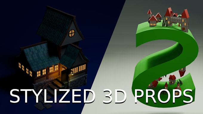 create a stylized 3d game asset in blender