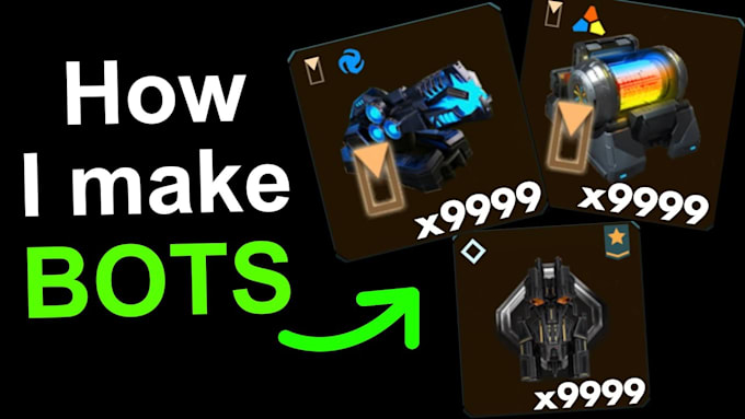 develop game bot automation bot ai game bot discord bot mmo bot gaming bot