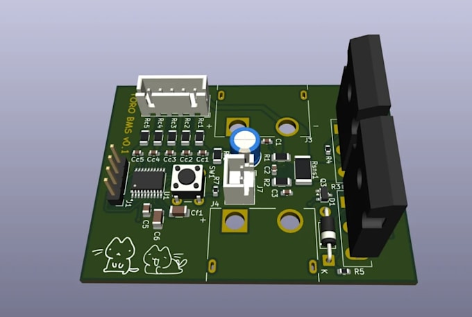 design power electronics pcb for dc dc converters bms and motor control