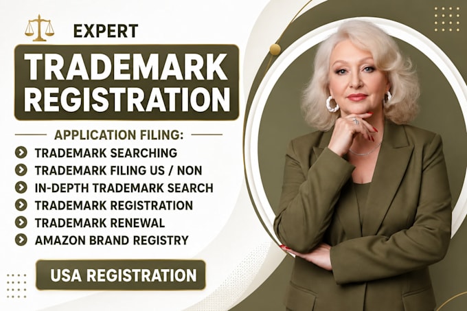 be your licensed trademark attorney to register brand in USA