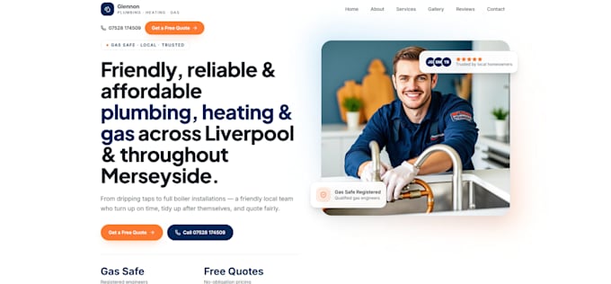 develop websites for small local buisnesses