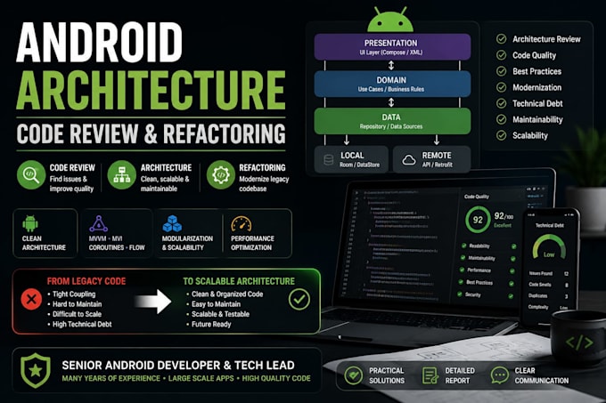 review, refactor and improve your android app architecture