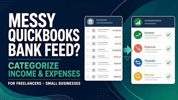 categorize bank transactions in quickbooks online