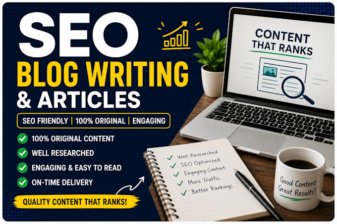 write SEO friendly blog posts and articles