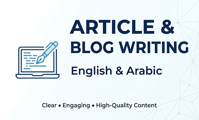 write high quality articles and blog posts