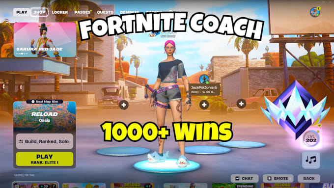 be your professional fortnite coach