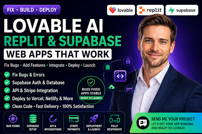 fix lovable ai website, lovable app, deploy lovable supabase lovable ai replit