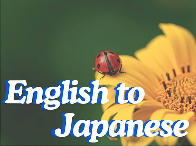 providing native japanese translation