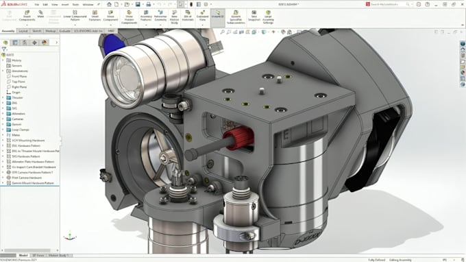 do robotics cad, solidworks modeling, mechanical prototypes 3d printed products