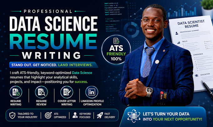 write cyber security, data analyst, data science, business analyst, grc resume