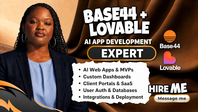 build lovable ai website, supabase, base44 expert, vibe coding, saas, ai webapps