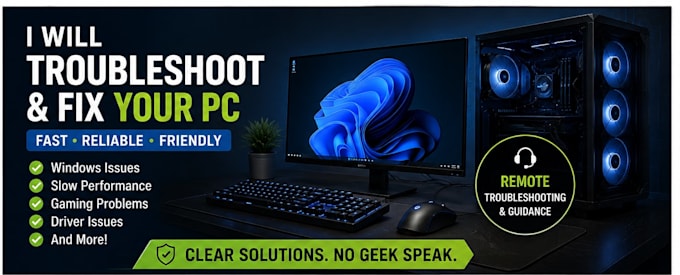 provide windows and gaming PC support