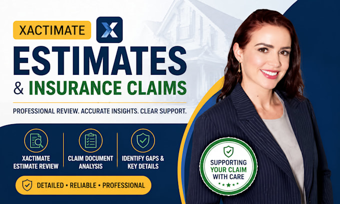 create xactimate estimates and review insurance claims