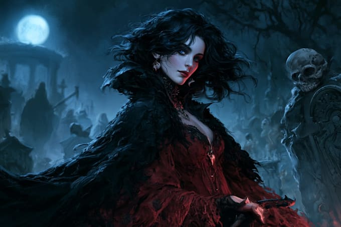do horror character art and horror character