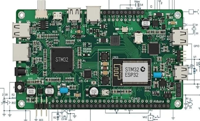 do esp32 stm32 arduino iot firmware nrf, ble and pcb design for embedded systems