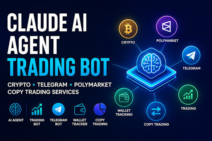 claude ai agent tradingbot crypto telegram polymarket bot copy trading arbitrage