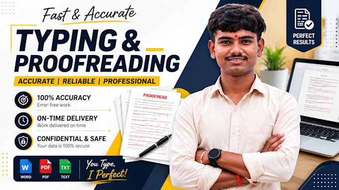 fast typing services, retype scanned documents, format ms word