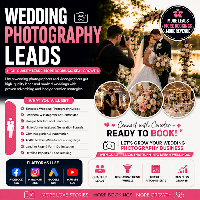 do facebook ads lead generation wedding photography ad wedding videography leads