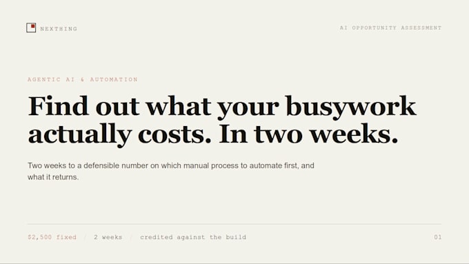 perform an ai opportunity assessment