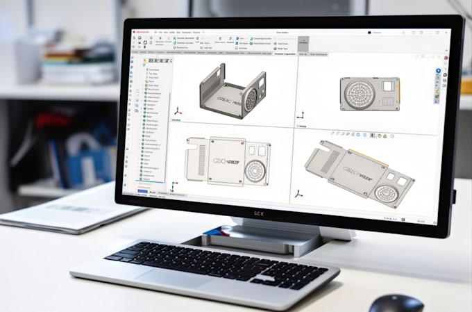 create 3d cad models for products, mechanical parts and 3d printing