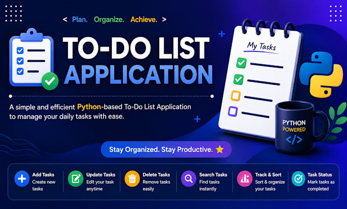 build a python todo list application