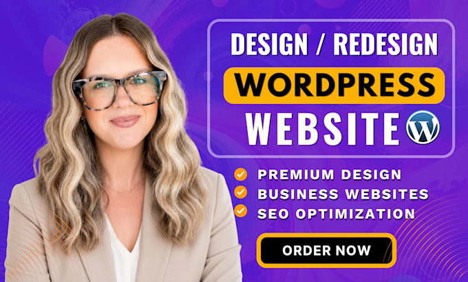 design and develop a professional wordpress website for your business
