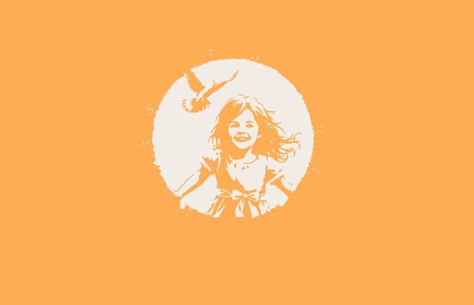 design moving branding child rescue operation logo