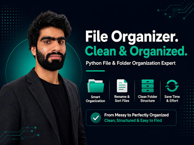 organize, rename and sort your files using python
