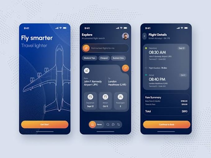 develop event booking app, ticket booking app, hotel booking app, flight bookin