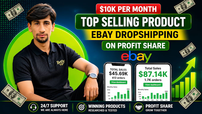 do ebay dropshipping on profit share