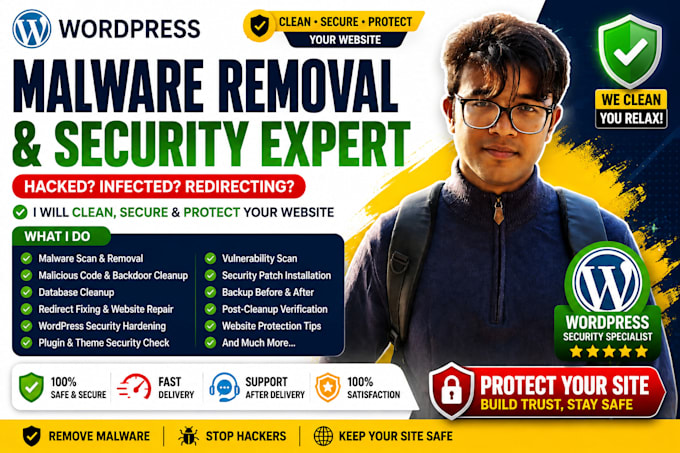 clean malware and secure your wordpress website
