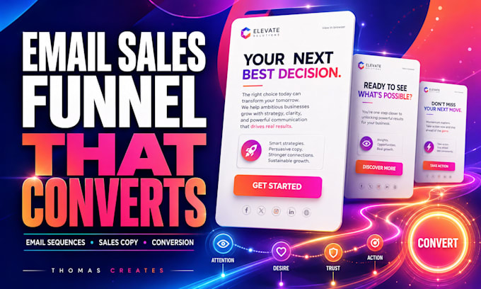 write persuasive email sales funnel copy and email sequence copywriting