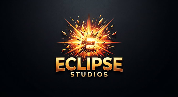 design a bold explosion logo for your brand