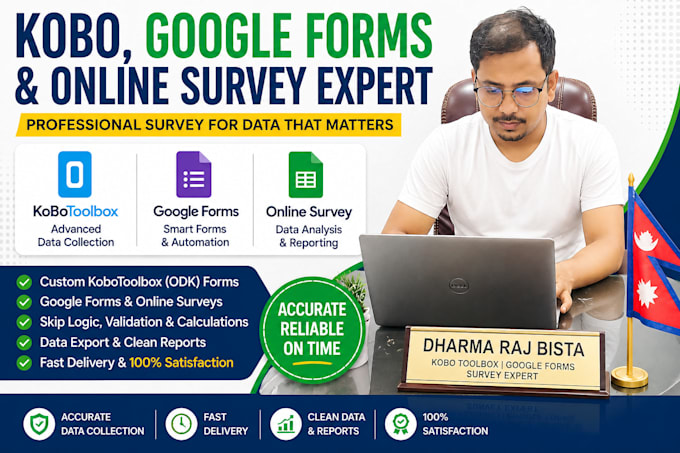 create kobotoolbox, google forms and online surveys