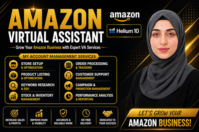 provide complete amazon virtual assistant services