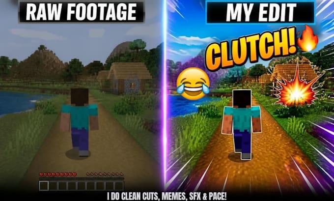 be your gaming and minecraft video editor