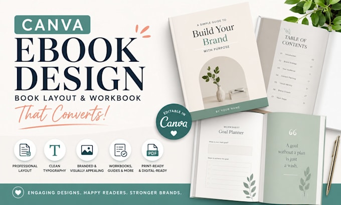 do editable canva ebook, canva workbook, redesign canva ebook, canva lead magnet