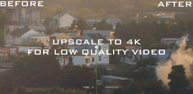 upscale the video quality and make it smoother using an ai system
