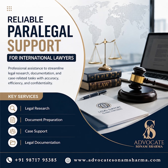 professional paralegal support, legal research,