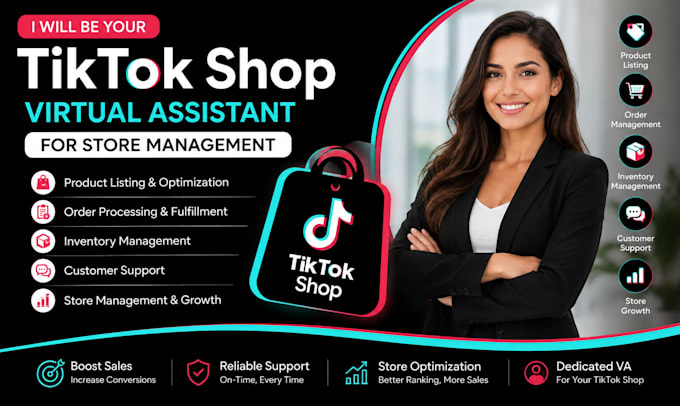 be your tiktok shop virtual assistant for store management