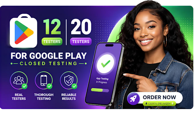 12 testers 20 testers for google play tester closed testing mobile app testing